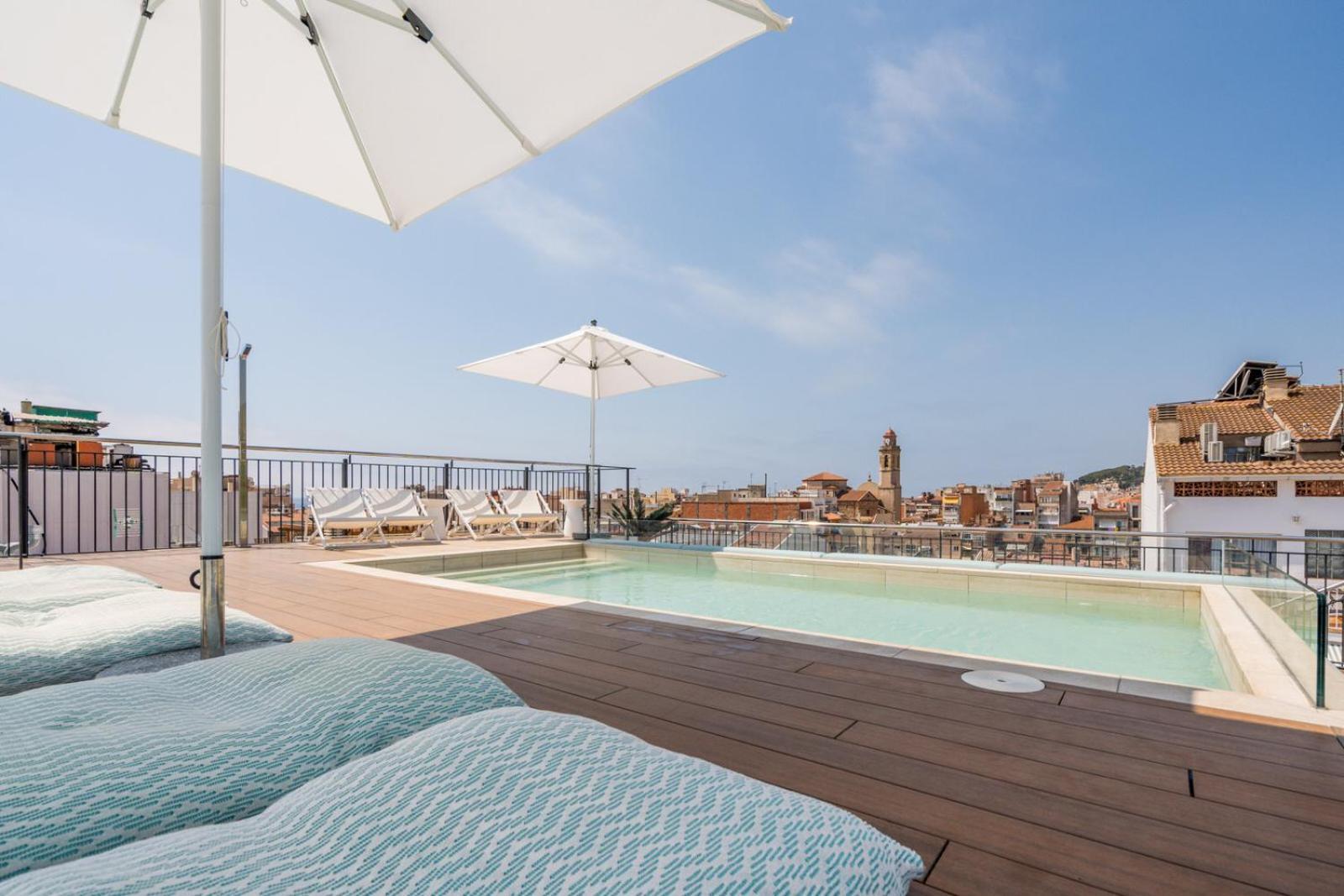 Neptuno Hotel & Spa 4 Sup Calella Luaran gambar