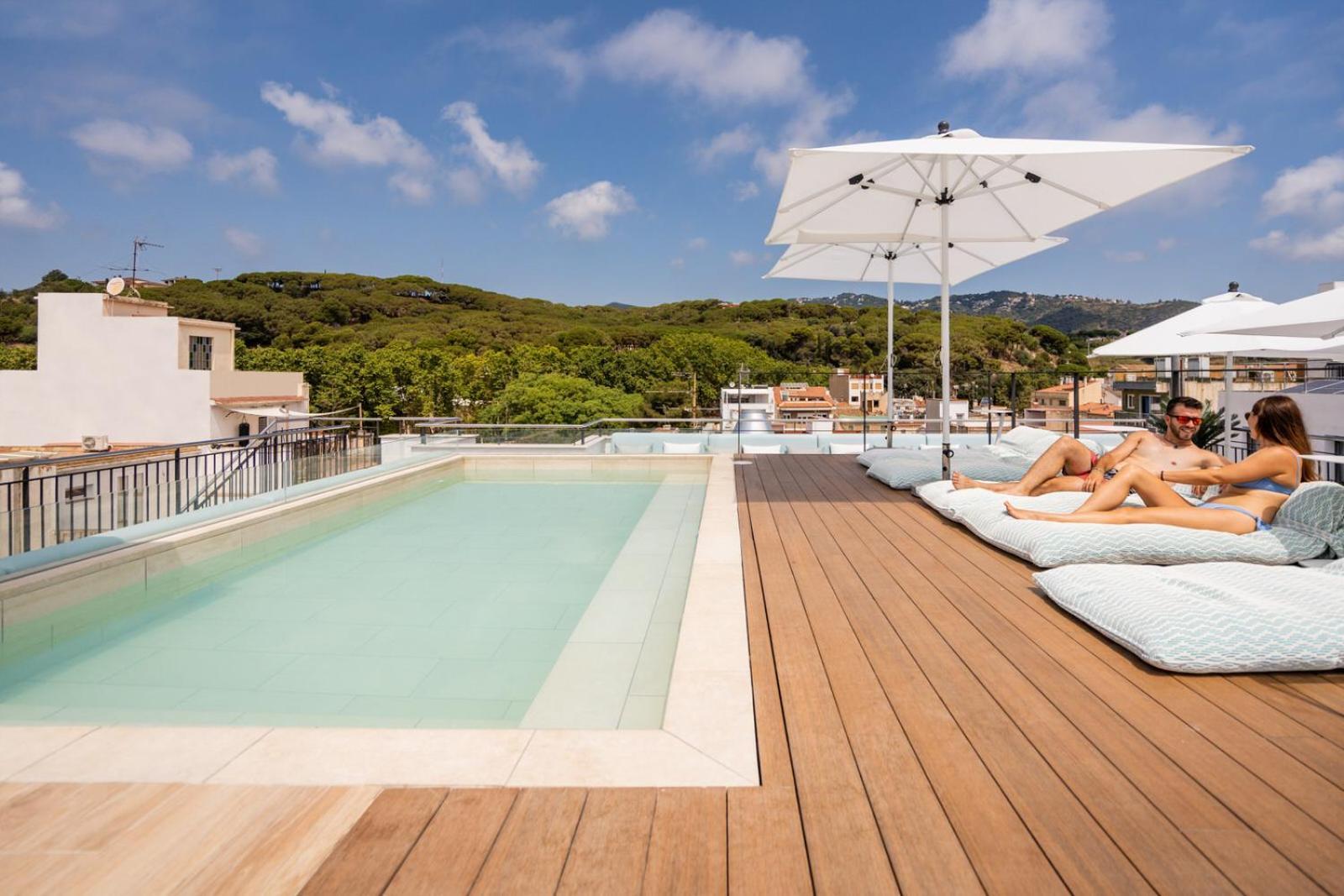 Neptuno Hotel & Spa 4 Sup Calella Luaran gambar